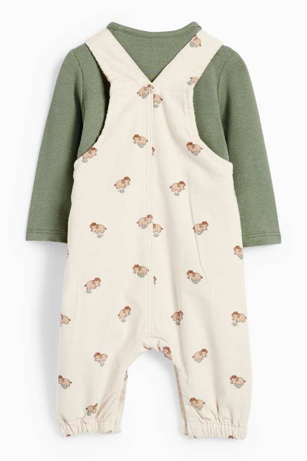 Baby Jungen - Mammut - Baby-Outfit - 2 teilig - grün