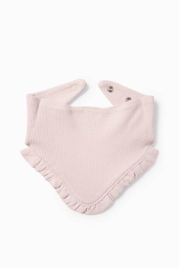 Baby Mädchen - Blümchen und Eichhörnchen - Erstlings-Set - 3 teilig - cremefarben