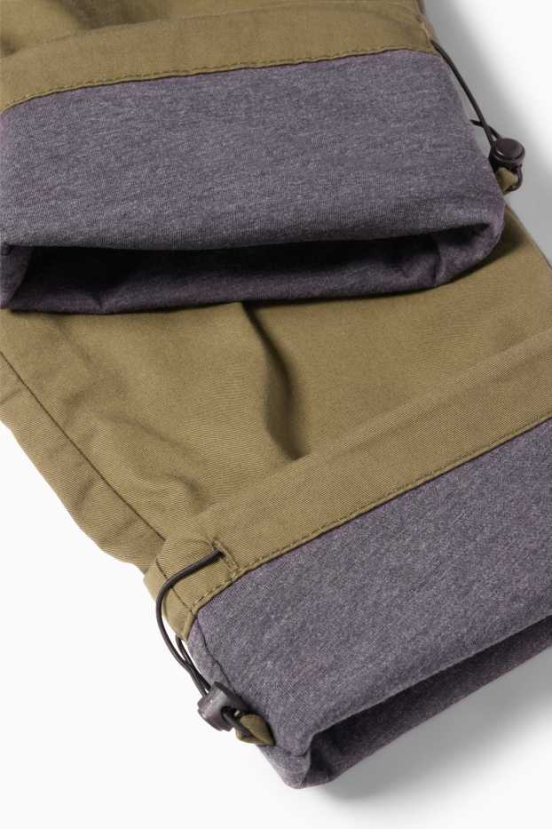 Men - Thermal cargo trousers - khaki