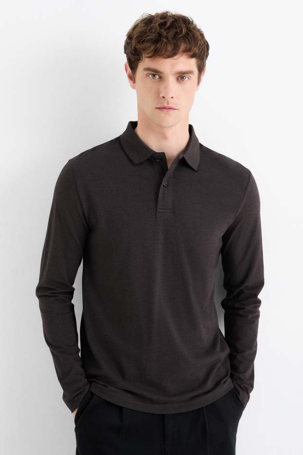 Uomo - Polo - regular fit - nero