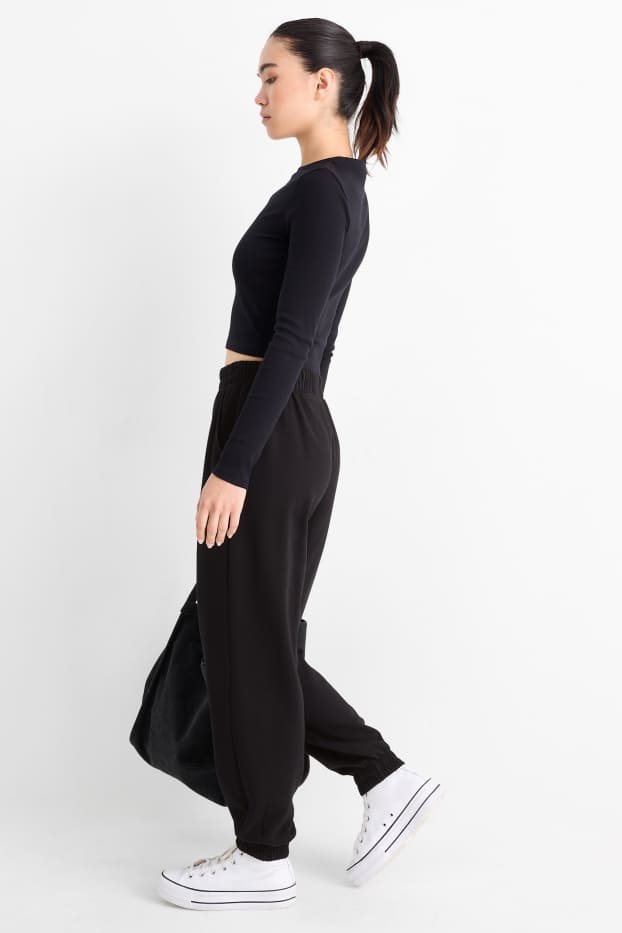 Women - Joggers - black