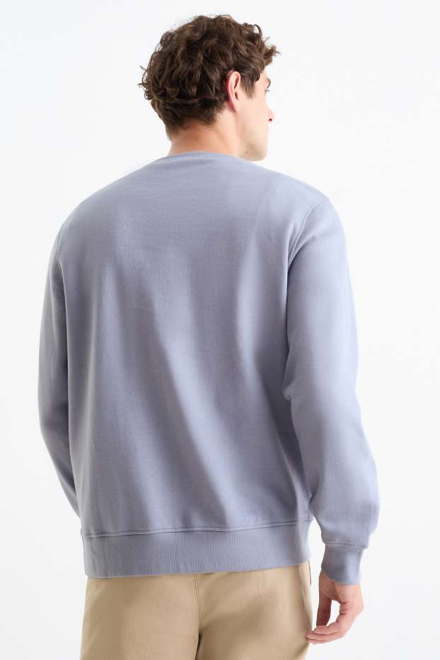 Uomo - Felpa - azzurro