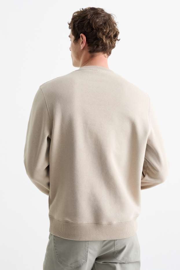 Heren - Sweatshirt - beige