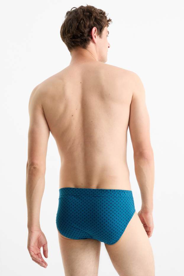Hommes - Lot de 3 - culottes - bleu foncé
