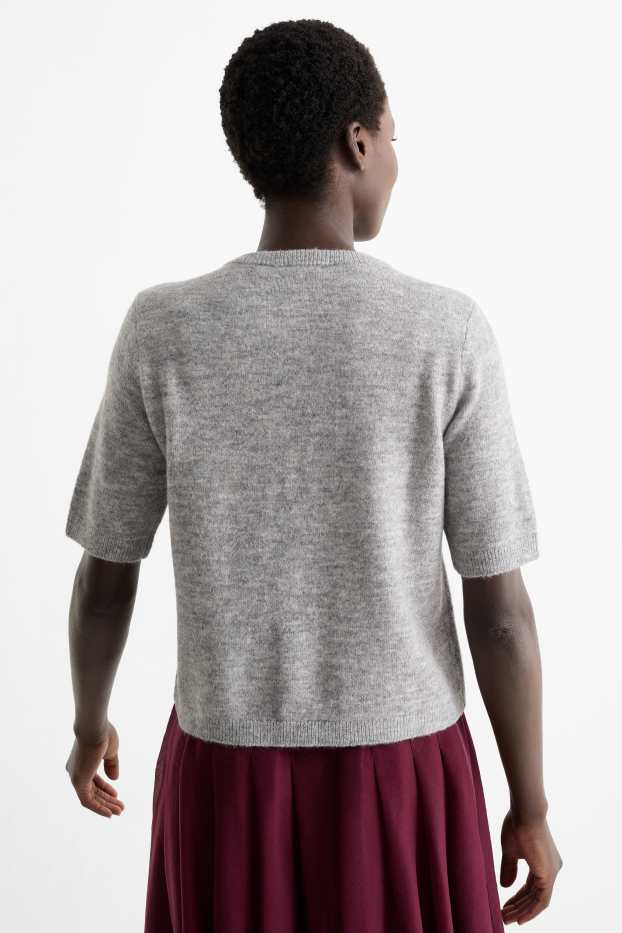 Dames - Vest - grijs-mix