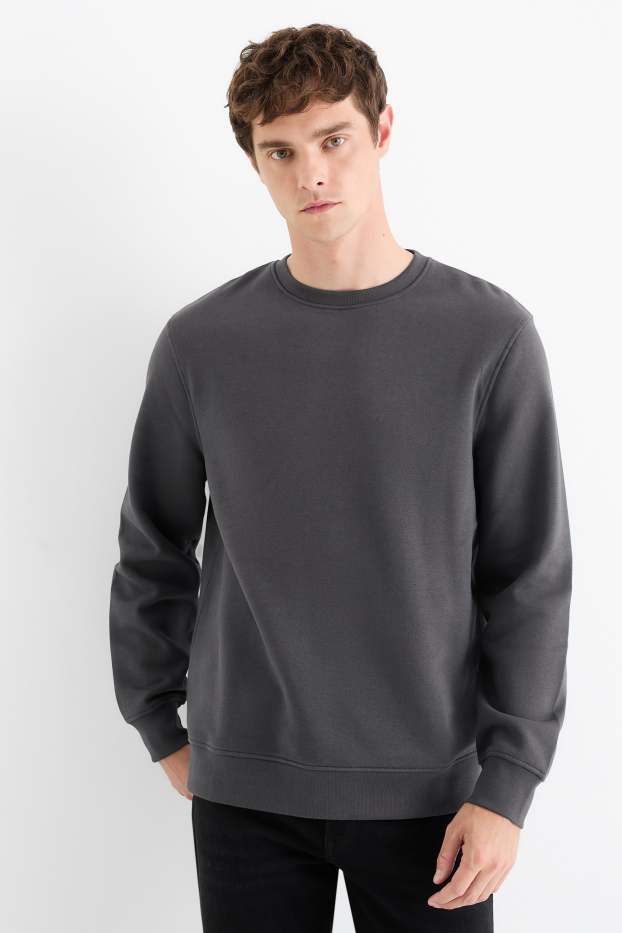 Hommes - Sweat - gris foncé