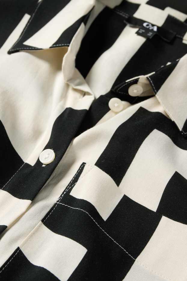 Donna - Blusa - fantasia - nero / beige