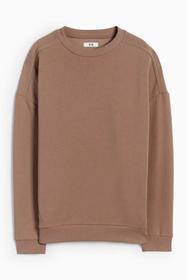 Dames - Sweatshirt - lichtbruin