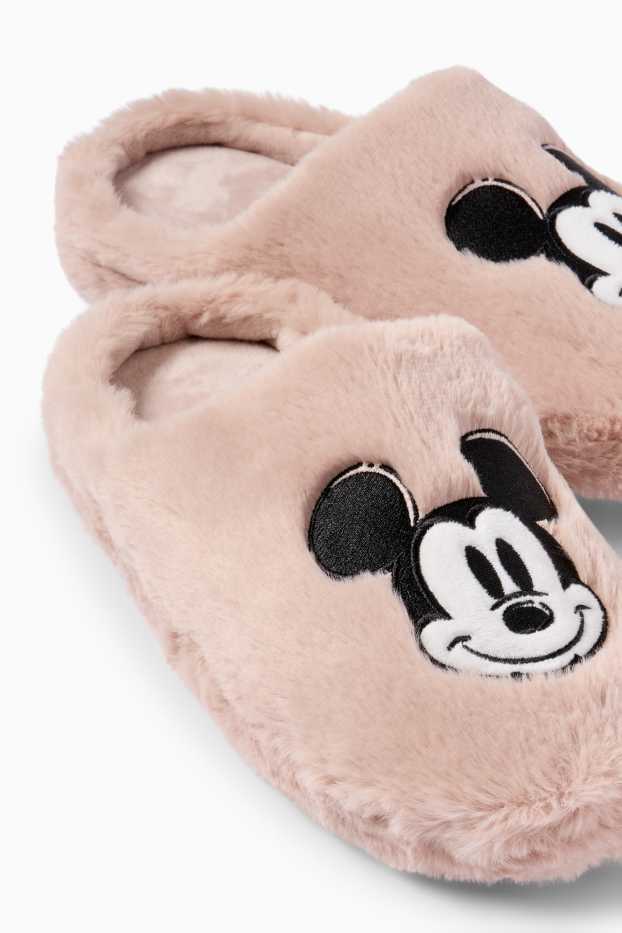 Women - Slippers - Mickey Mouse - rose