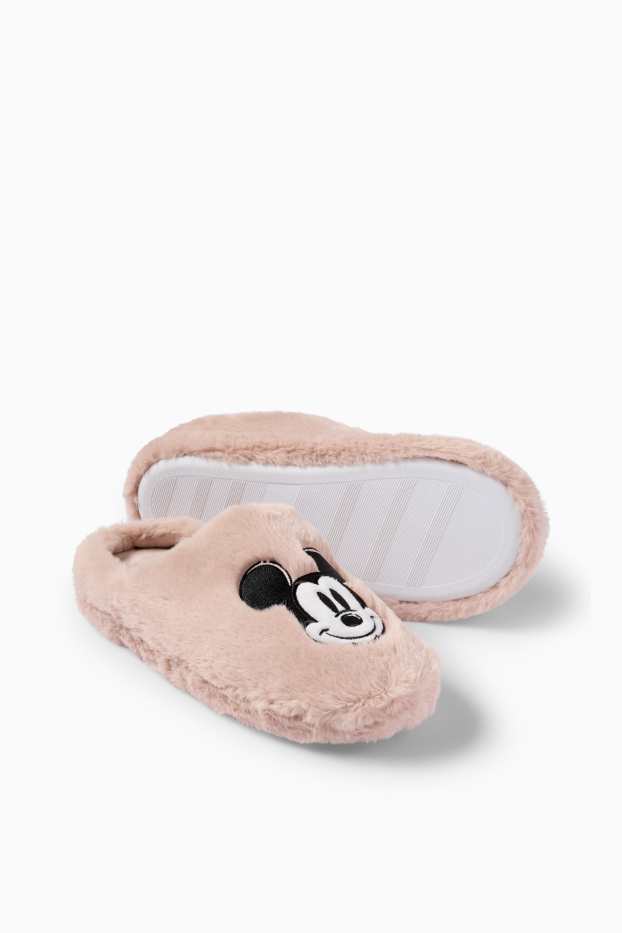 Women - Slippers - Mickey Mouse - rose