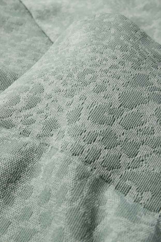 Damen - Funktions-Leggings - gemustert - mintgrün
