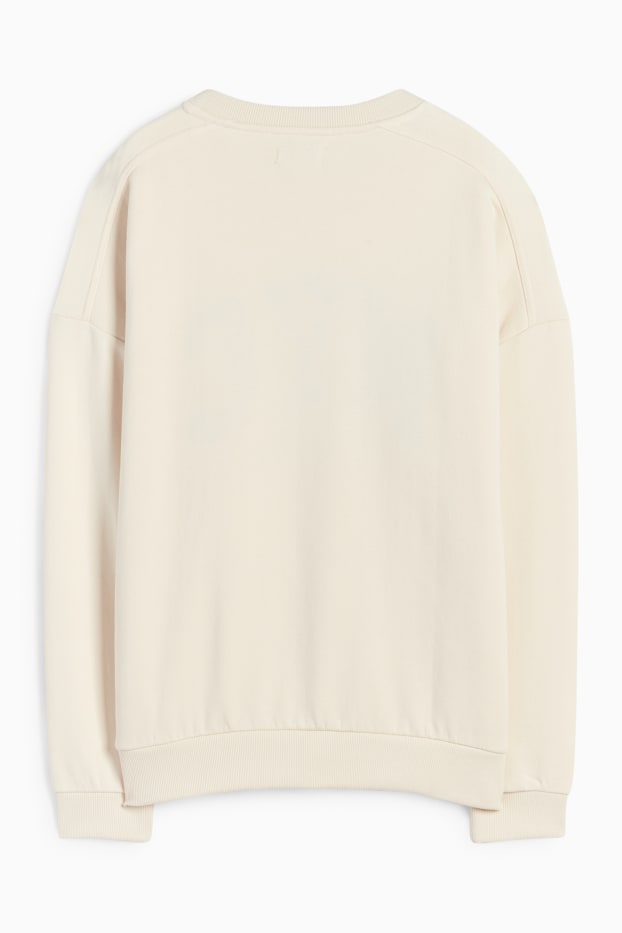 Damen - Sweatshirt - cremeweiß