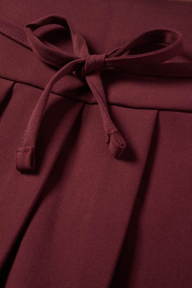 Femmes - Jupe short - bordeaux