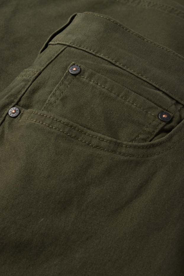 Herren - Thermohose - Regular Fit - dunkelgrün
