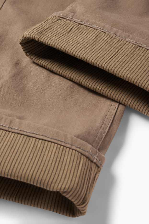 Heren - Thermobroek - Regular Fit - taupe
