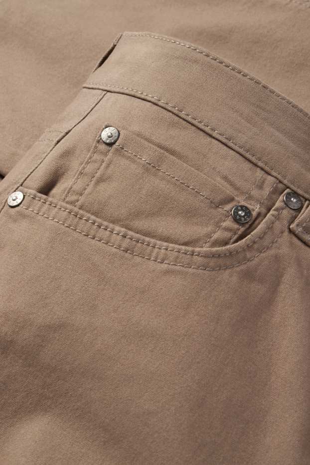 Heren - Thermobroek - Regular Fit - taupe