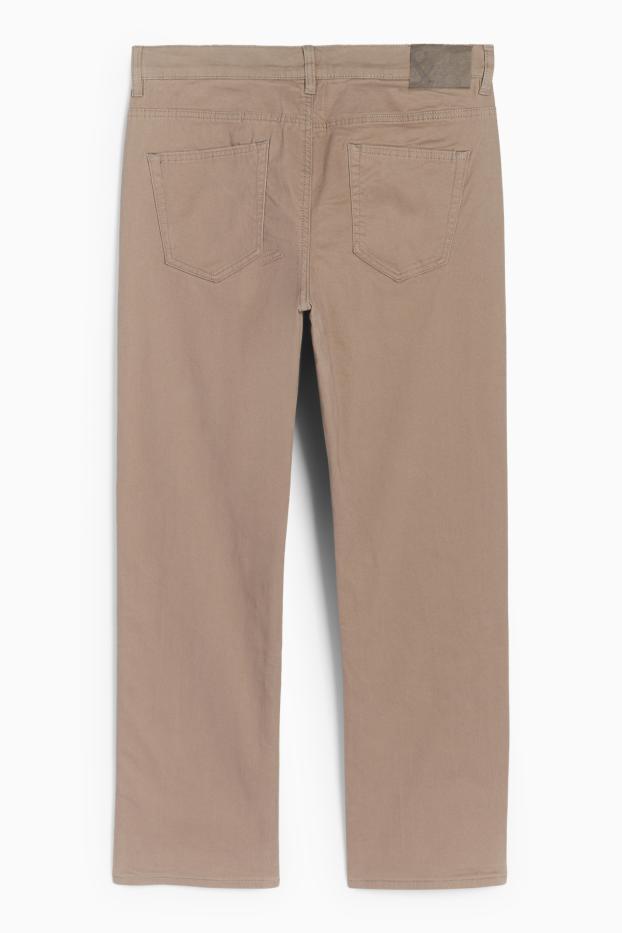 Heren - Thermobroek - Regular Fit - taupe
