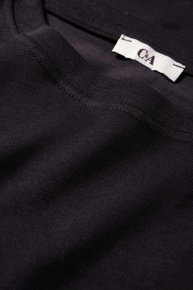 Damen - T-Shirt - Oversized - schwarz