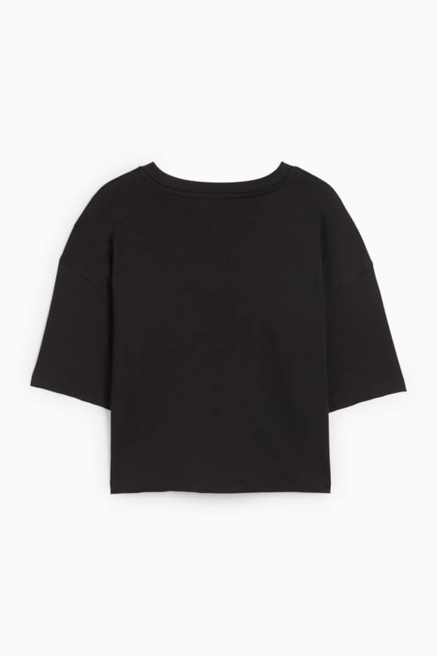 Damen - T-Shirt - Oversized - schwarz