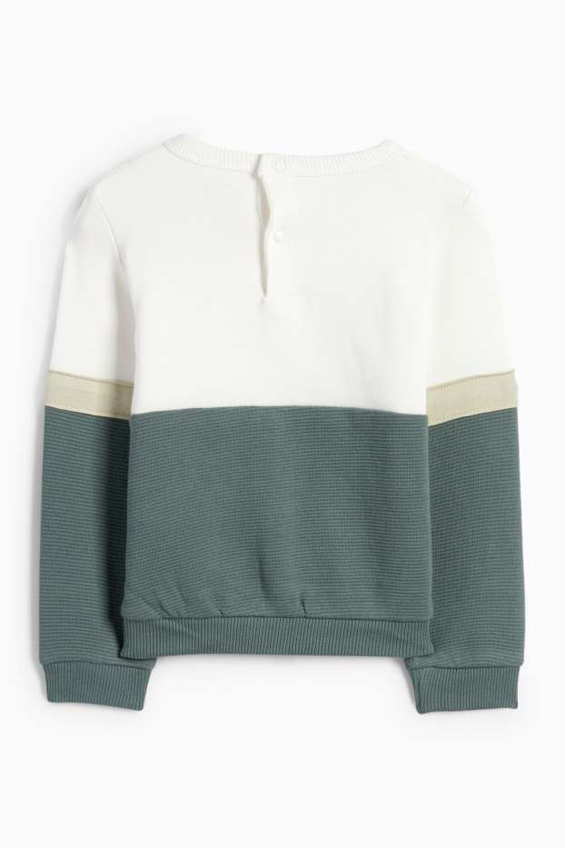 Bébés garçons - Bugs Bunny - sweat bébé - vert / blanc crème