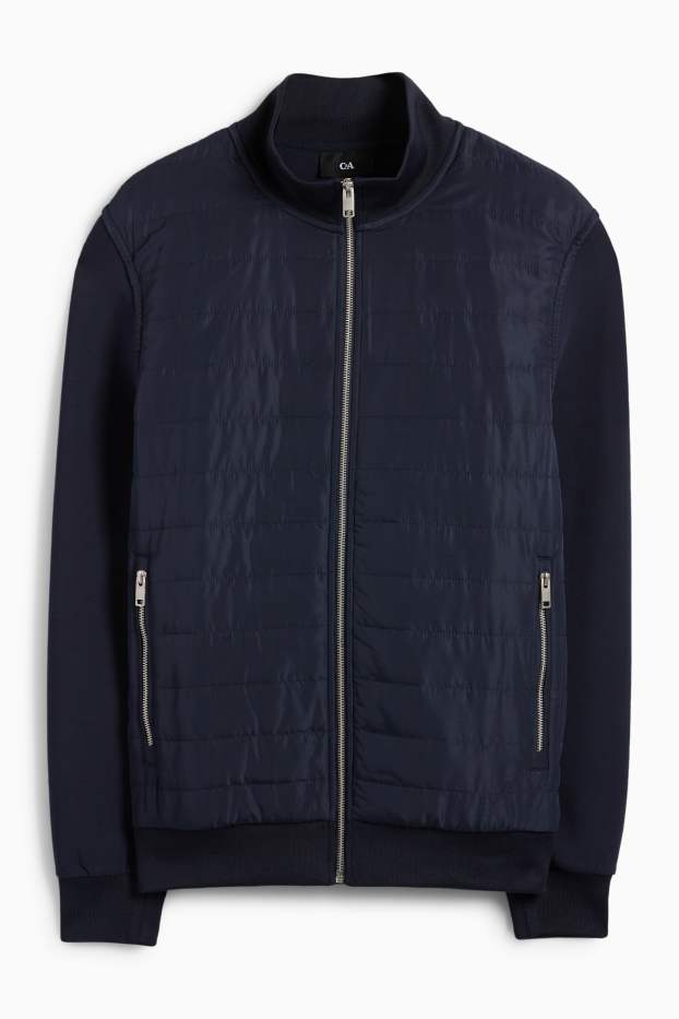 Men - Zip-through sweatshirt - dark blue