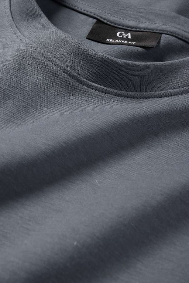 Uomo - Maglia a maniche lunghe - grigio scuro