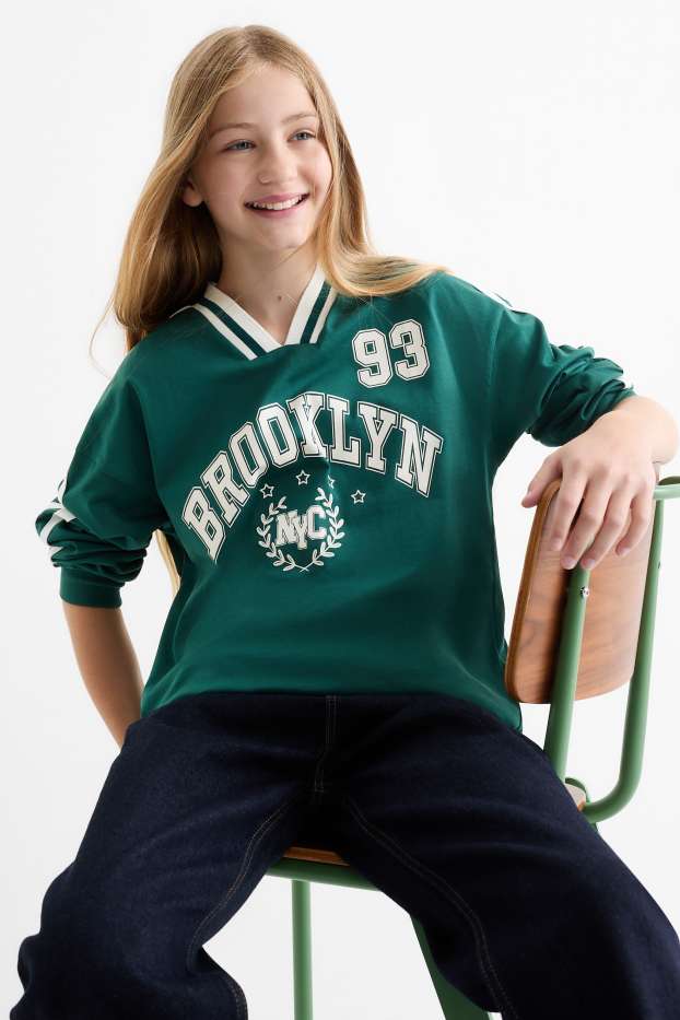Nena - Brooklyn - samarreta de màniga llarga - verd
