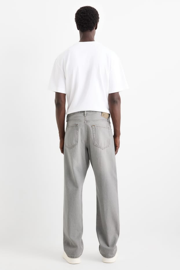 Heren - Relaxed jeans - jeanslichtgrijs