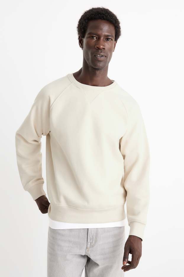 Men - Sweatshirt - cremewhite