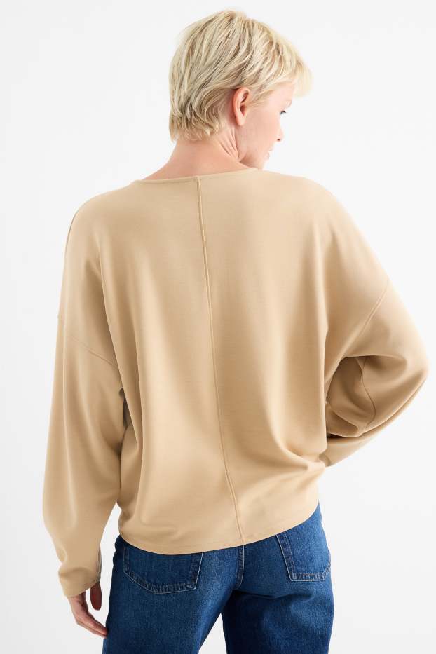 Women - Sweatshirt - beige