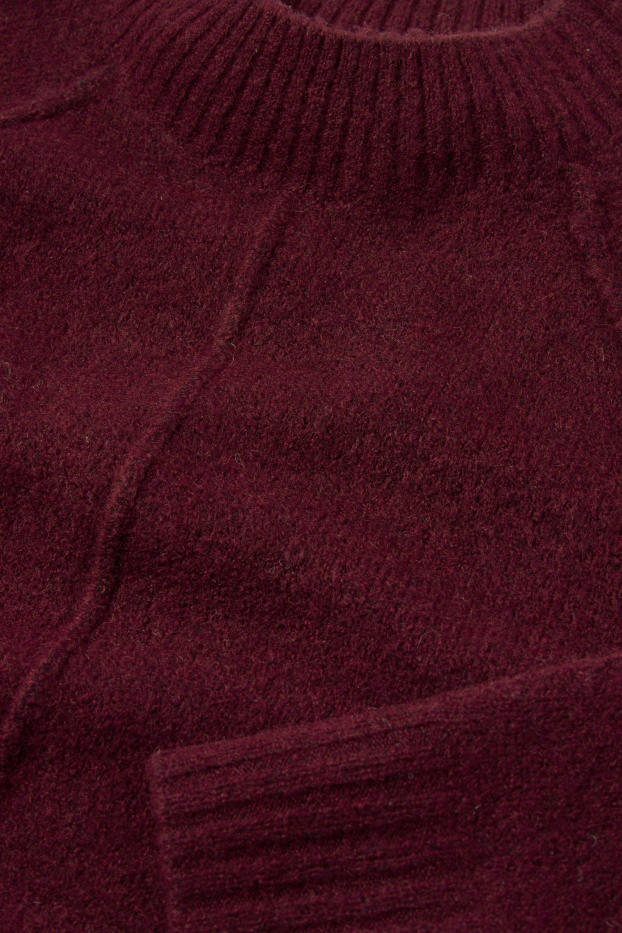 Damen - Pullover - bordeaux