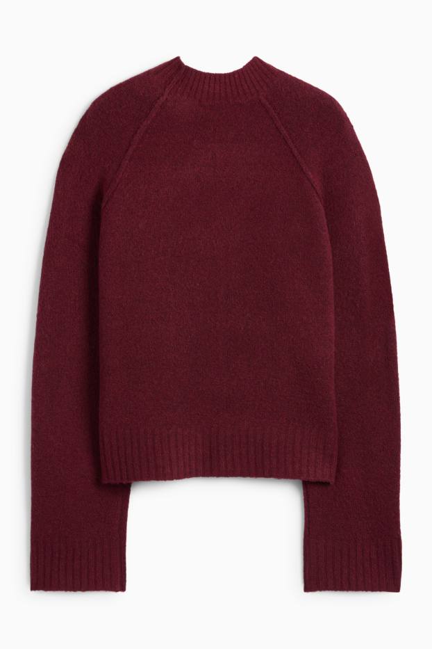 Damen - Pullover - bordeaux