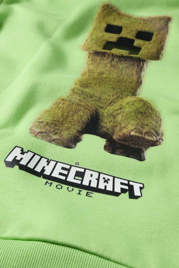 Kinder Buben - Minecraft - Hoodie - hellgrün