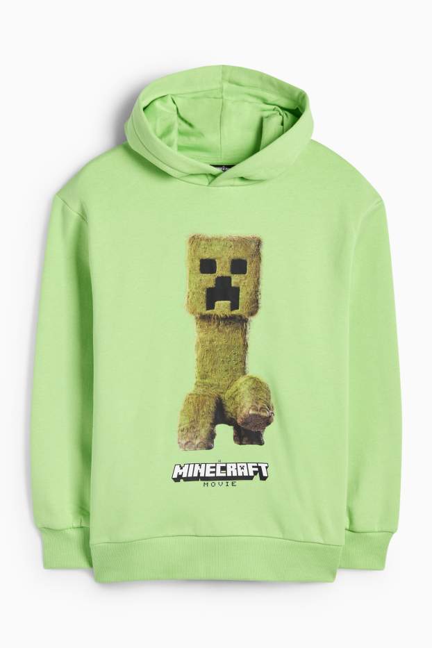 Kinder Buben - Minecraft - Hoodie - hellgrün
