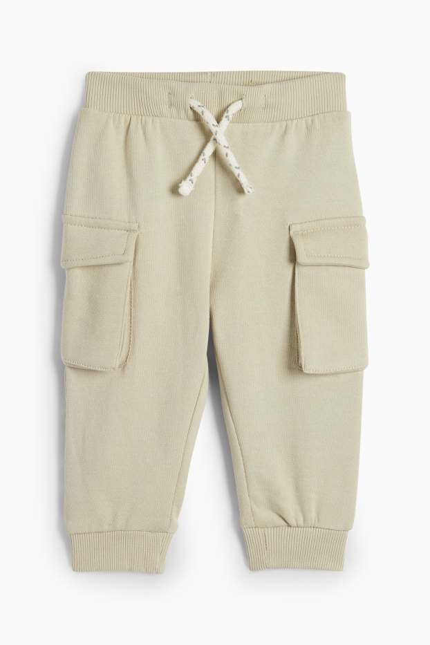 Baby: jongens - Baby-cargojoggingbroek - lichtgroen