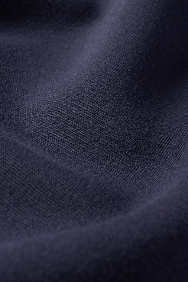 Dames - Korte longsleeve - donkerblauw