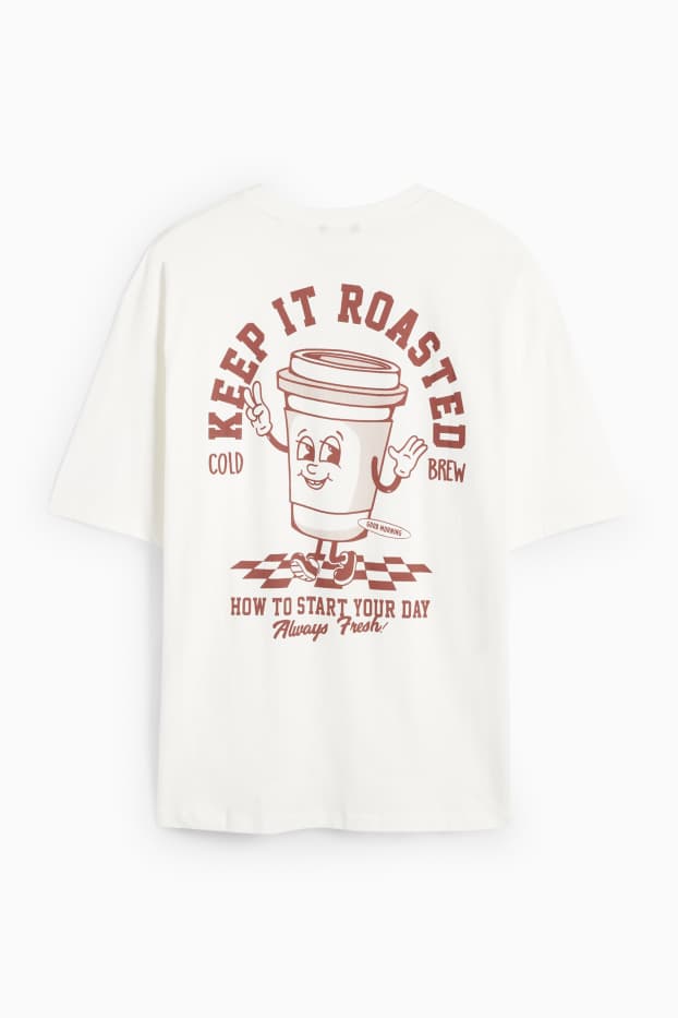 Herren - T-Shirt - Oversized - weiß