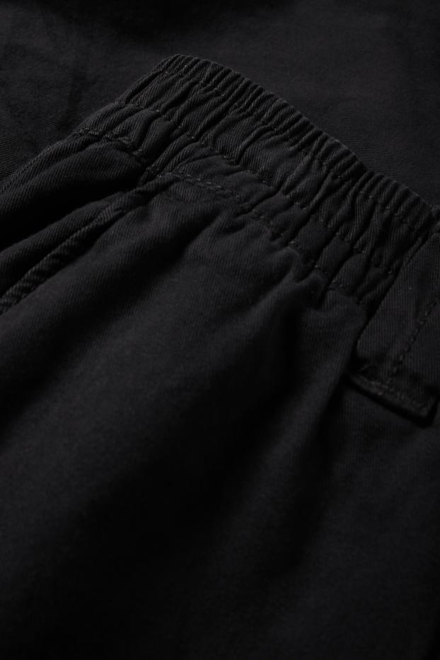 Hombre - Pantalón - loose fit - negro