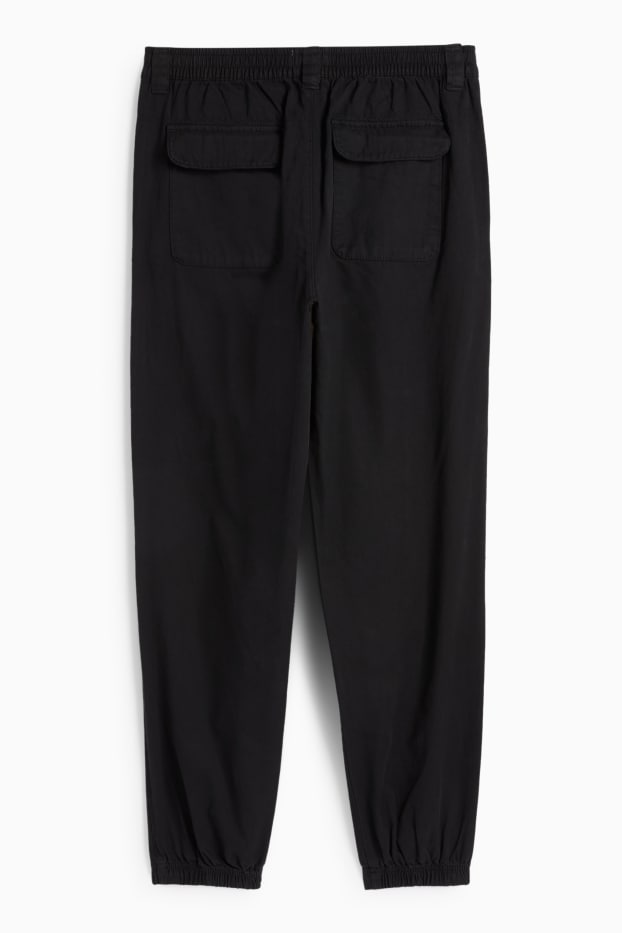 Hombre - Pantalón - loose fit - negro