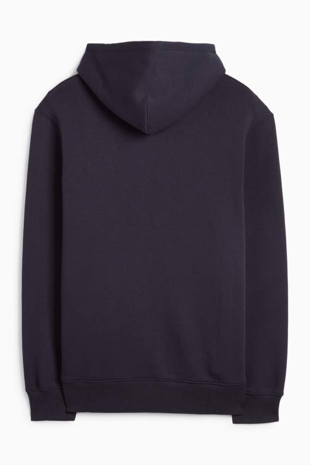 Hommes - Sweat à capuche - bleu foncé