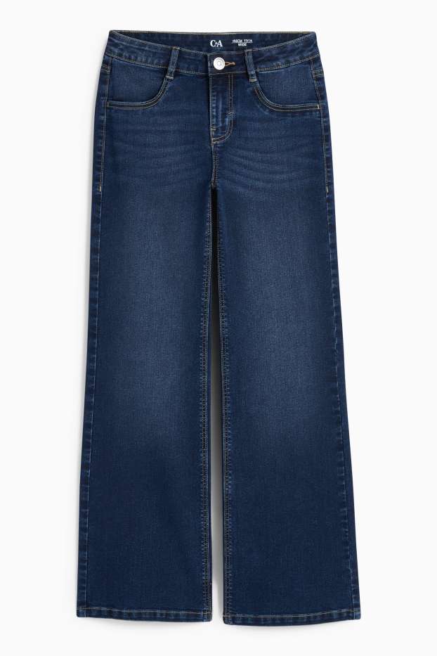 Enfants filles - Wide Leg Jeans - jean bleu foncé
