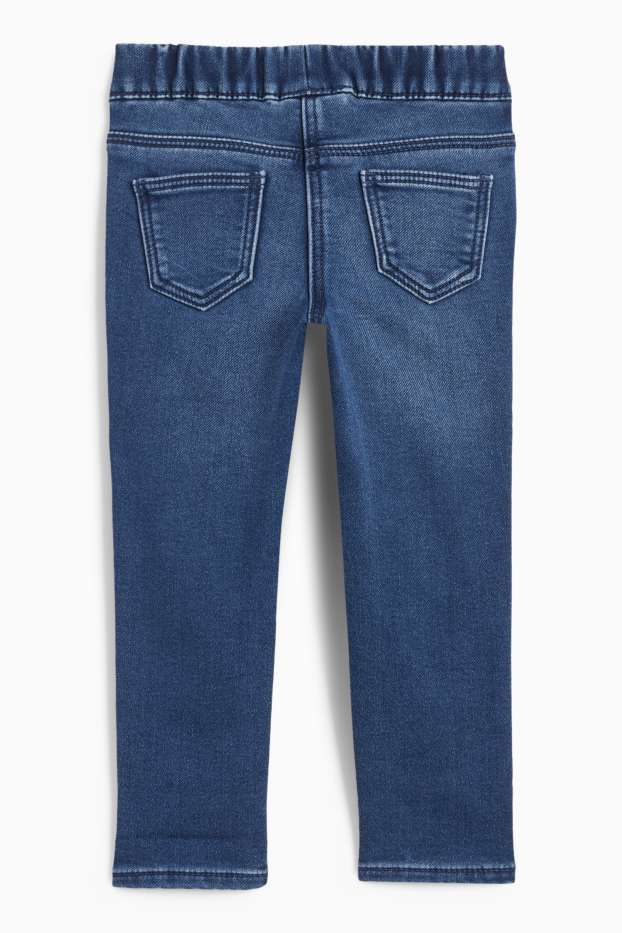 Kinder Mädchen - Hello Kitty - Skinny Jeans - Thermojeans - jeansblau