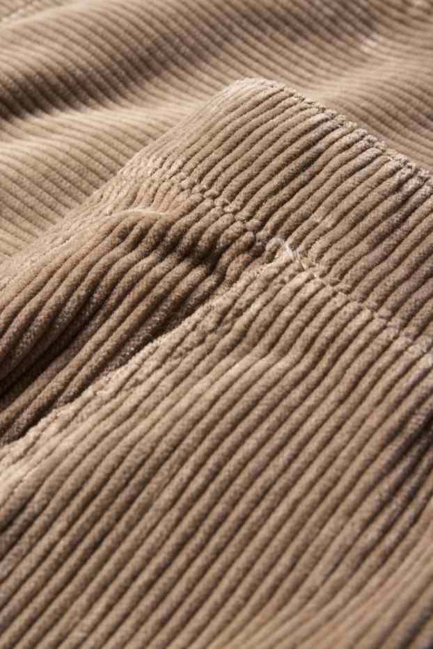 Men - Corduroy chinos - slim fit - taupe