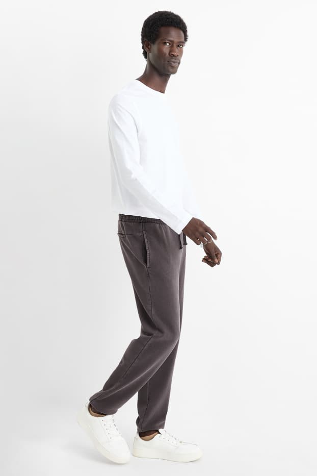 Hommes - Bas de jogging - gris foncé
