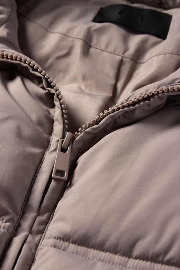 Damen - Steppjacke - taupe