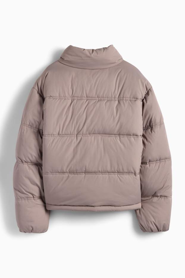 Damen - Steppjacke - taupe