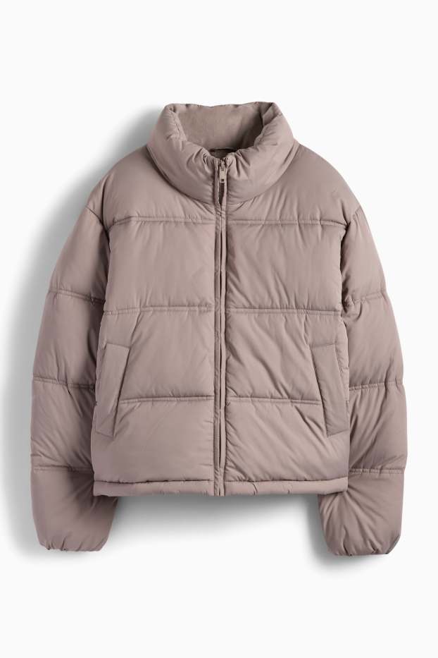 Damen - Steppjacke - taupe