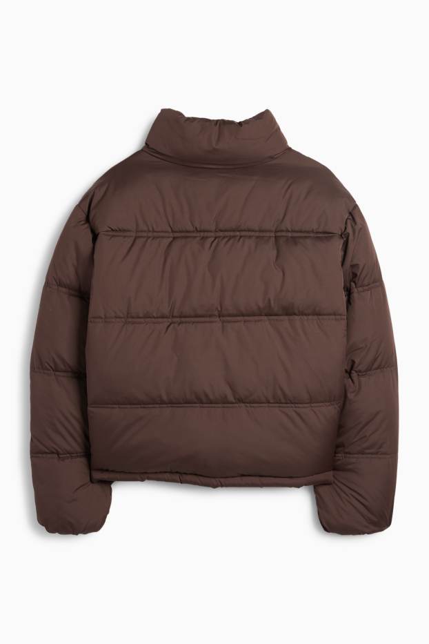 Damen - Steppjacke - dunkelbraun