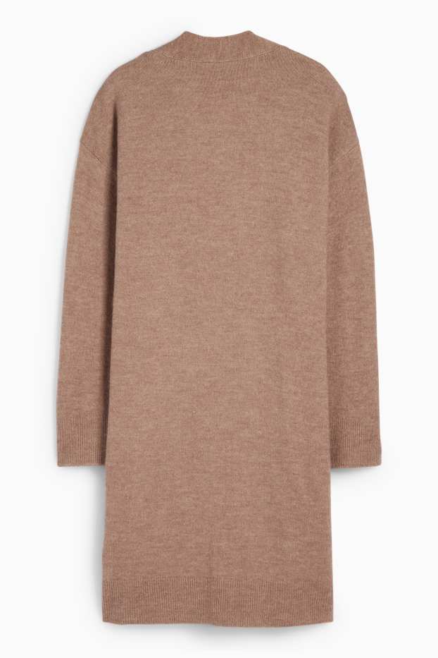 Donna - Cardigan lungo - marrone chiaro