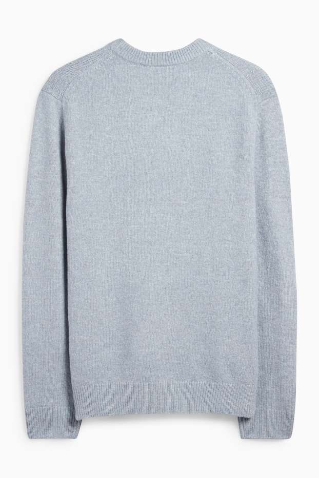 Hommes - Pull - bleu clair